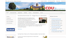 Desktop Screenshot of cdu-westerwald.de